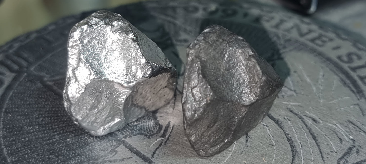 Bespoke Hand Poured Fine Silver Rock